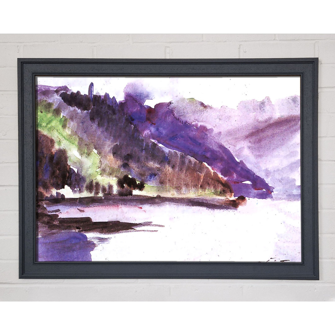 Gerahmtes Leinwandbild Lovis Corinth Walchensee 6