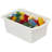 ECR4Kids Scoop Front Storage Bin, Multipurpose Organization, 20-Piece-100481572
