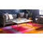 Tapis rayé rose / orange / jaune Eddins-19399619