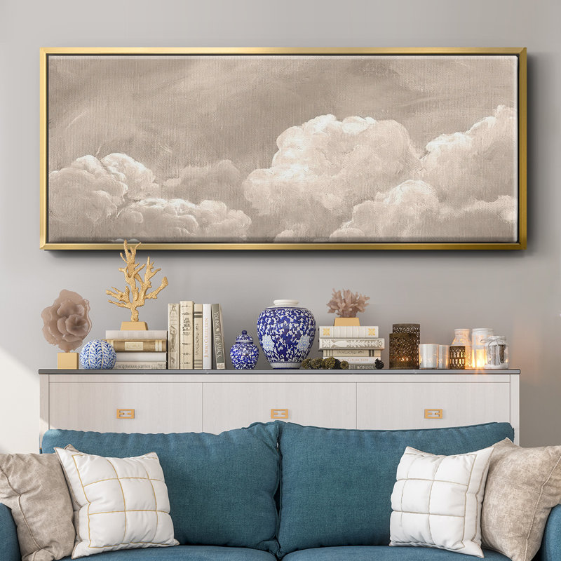«Painted Clouds I», toile encadrée, H 12 po x l 30 po