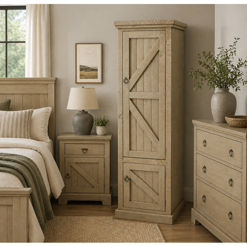 Armoire Kelley, Vert rustique