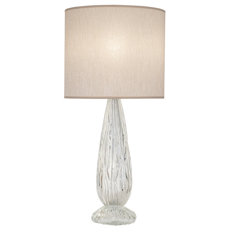 Las Olas Table Lamp, Silver, Beige