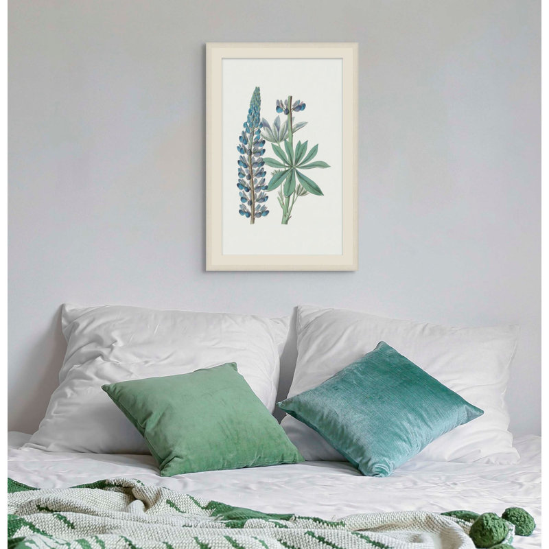 Sapphire Flora 4 Framed Print, 53" H x 35" W