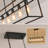 Barbara 6 - Light Black Kitchen Island Pendant