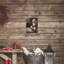 «Santa Believes with Baby Jesus», plaque murale par Jo Moulton
