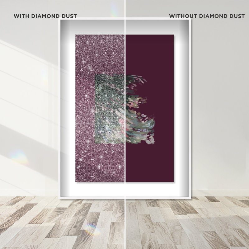 Falling Delicately Print by Oliver Gal, 17.5"H x 25.5"W, White Shadowbox