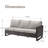 Ingvald 71.45" Wide Outdoor Wicker/Rattan U-Shaped Patio Sectional With Cushions-829019252