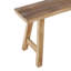 Ensemble de bancs brun Brunhild