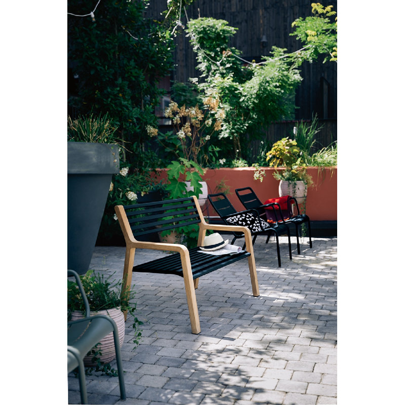 Luxembourg Outdoor Lounge Chair, Cedar Green
