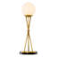CDJ Table Lamp Izzy antique brass finish alabaster