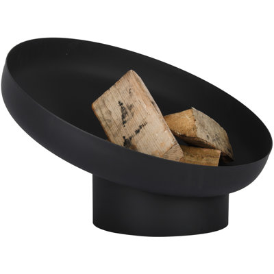 Humes Oval Steel Wood Burning Fire Pit