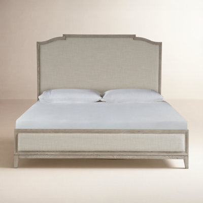 Nadine Upholstered Oak Bed