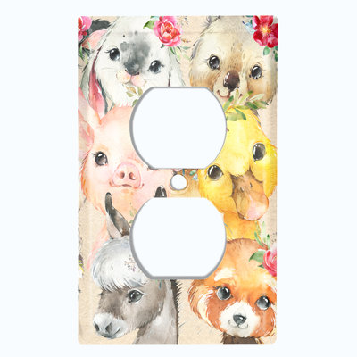 1 - Gang Rocker Standard Wall Plate
