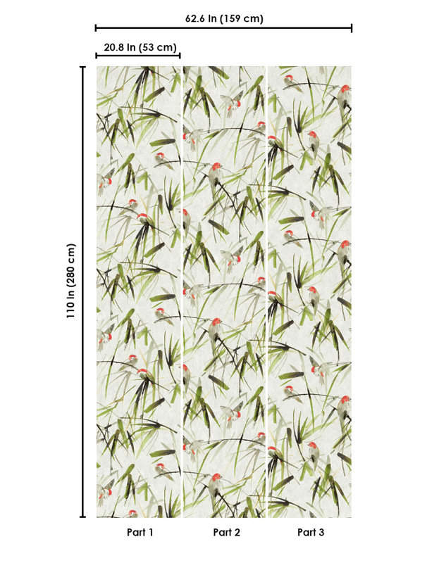 Papier peint floral Elnath