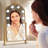 LED Lighted Hollywood Mirror with Gold Décor
