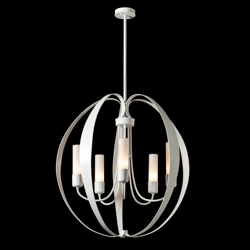 Pomme 5 - Light Outdoor Pendant, Opal Glass, Coastal White