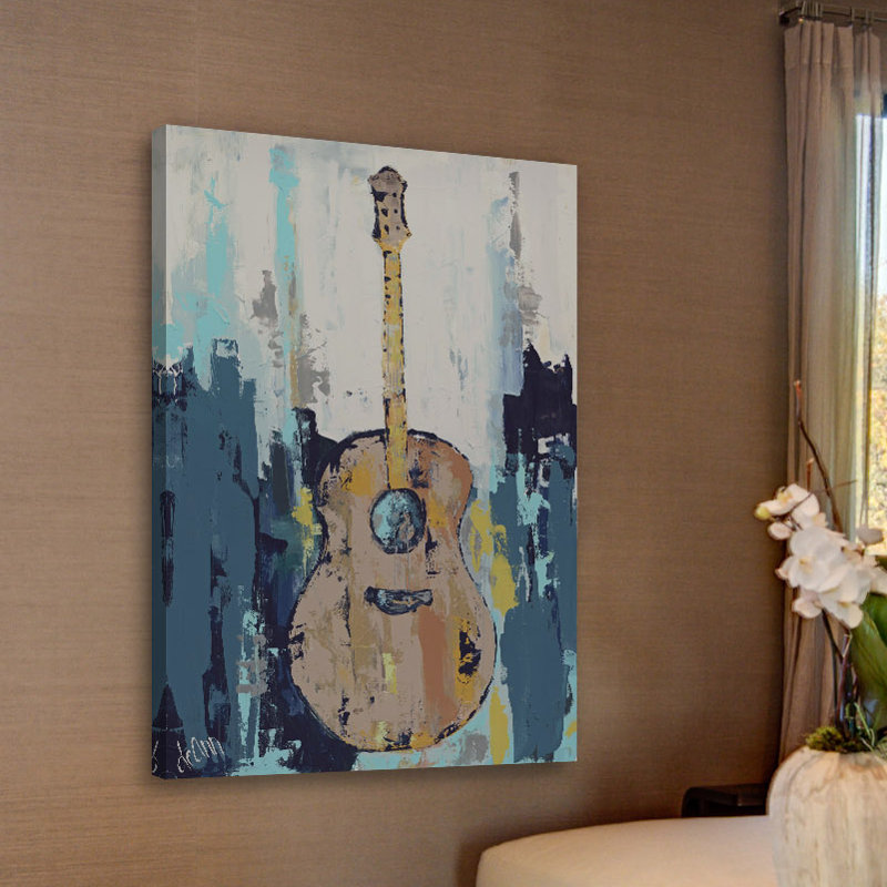 Bluebird Cafe I - impression sur toile tendue, H 45 po x l 30 po x P 1,5 po