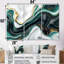 Lynde - ensemble de décorations murales abstraites à encre liquide-108312748-108312751