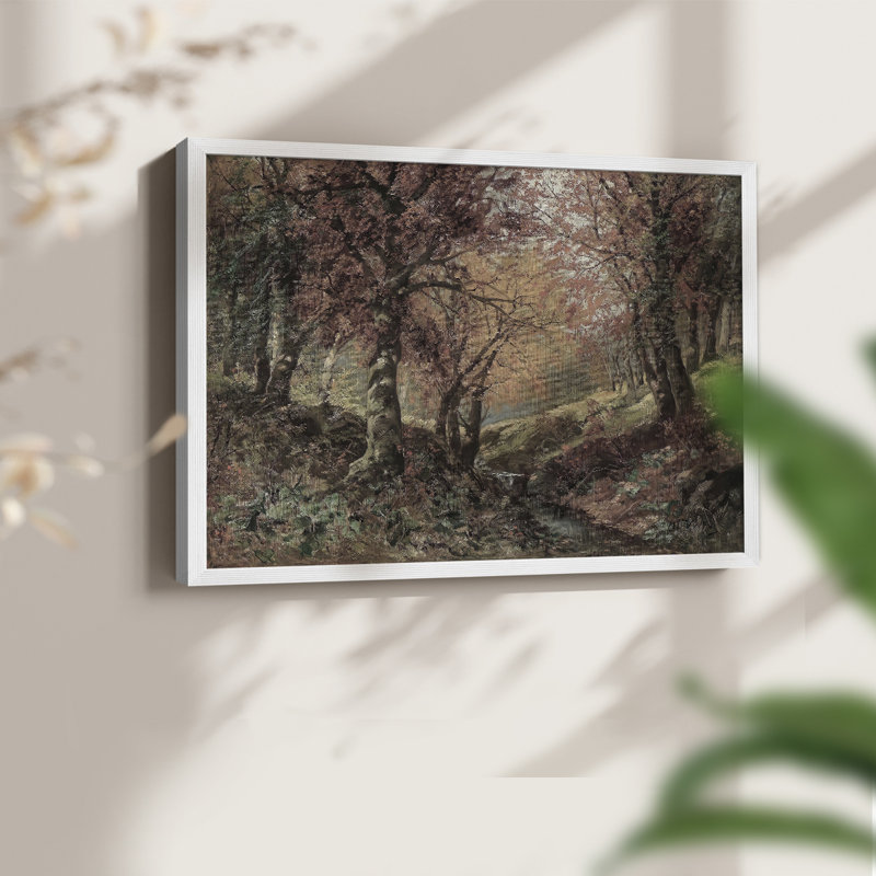 Paysages rétro-CCDXLIV - reproduction encadrée - réversible, H 11 po x l 14 po, Blanc