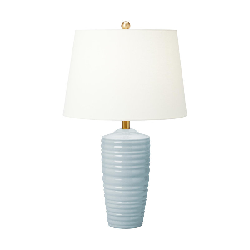 Ceramic Table Lamp, Frosted Anglia