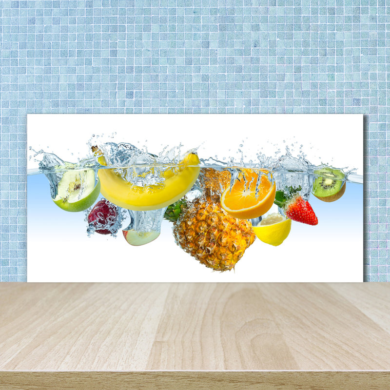Loumeo 50cm W x 100cm L Glass Peel and Stick Panel