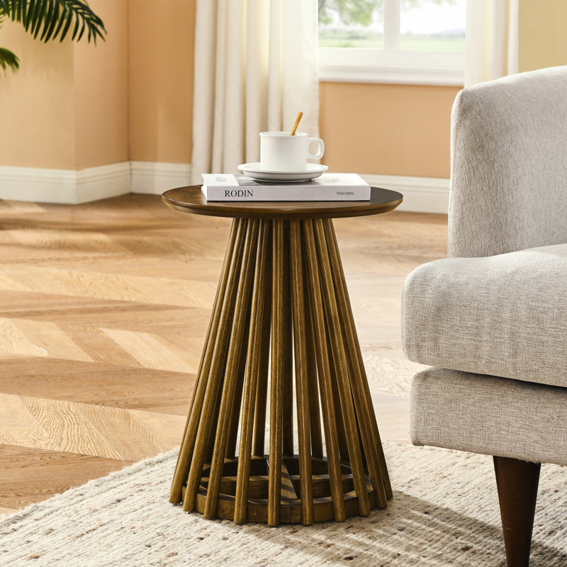 Table basse Saihan, Noyer brun