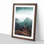 Mountains in Weissbad Switzerland - Picture Frame Painting Print-56925148-56925147