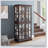 Curio Display Cabinet,Antique Display Cabinet with Glass Doors Adjustable Shelves for Collectibles Four Door Design-1051743717