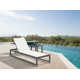 79" Long Reclining Single Chaise with Cushions