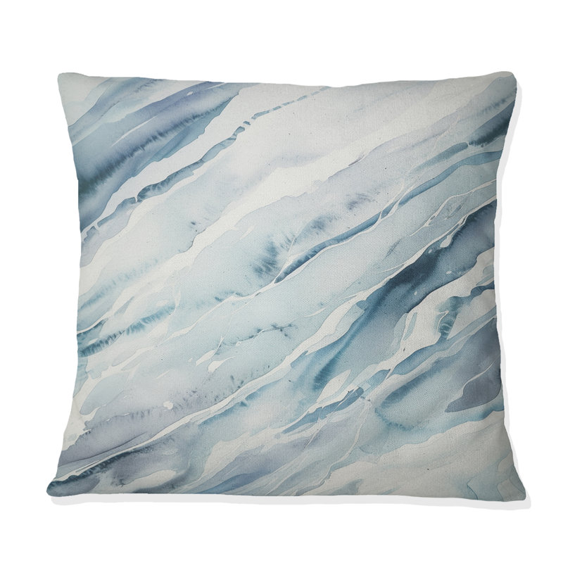 Coussin Blue Whirlwind I - Abstract Shapes