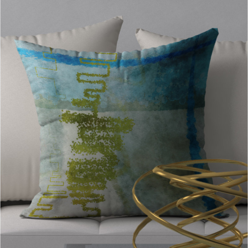 Housse de coussin carrée à motif de recommandations, 20 po x 20 po