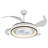 Lahela 42 Inch Modern Retractable Ceiling Fan with Light and Remote Control