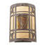 Rustic Lodge Flush Mounted Sconce