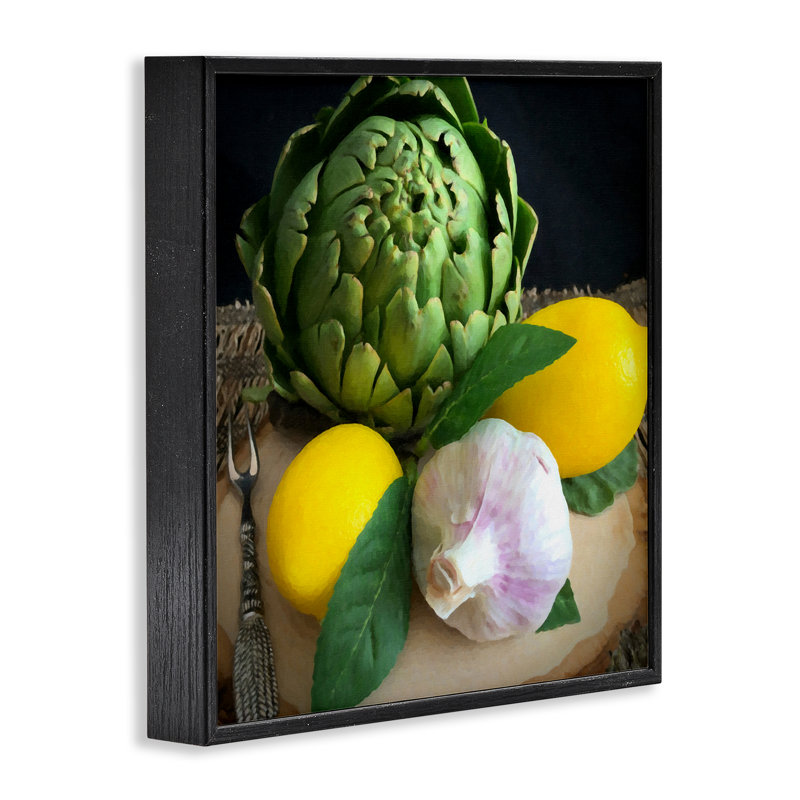 «Fruit and Légume Still Life», estampe numérique encadrée par Graffi *ee Studios, H 12 po x l 12 po