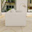 Canapé modulaire, causeuse modulaire 2 places 78,8 pouces pour petits espaces | Velours côtelé | Rayures beiges