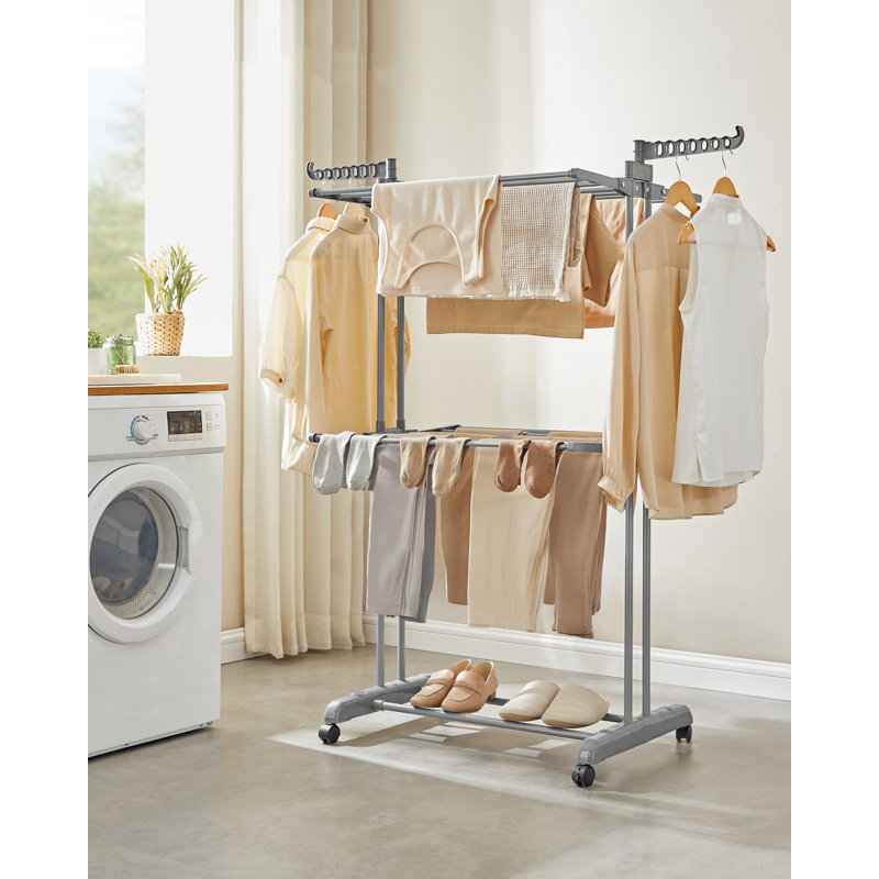 Steel Foldable Freestanding Drying Rack