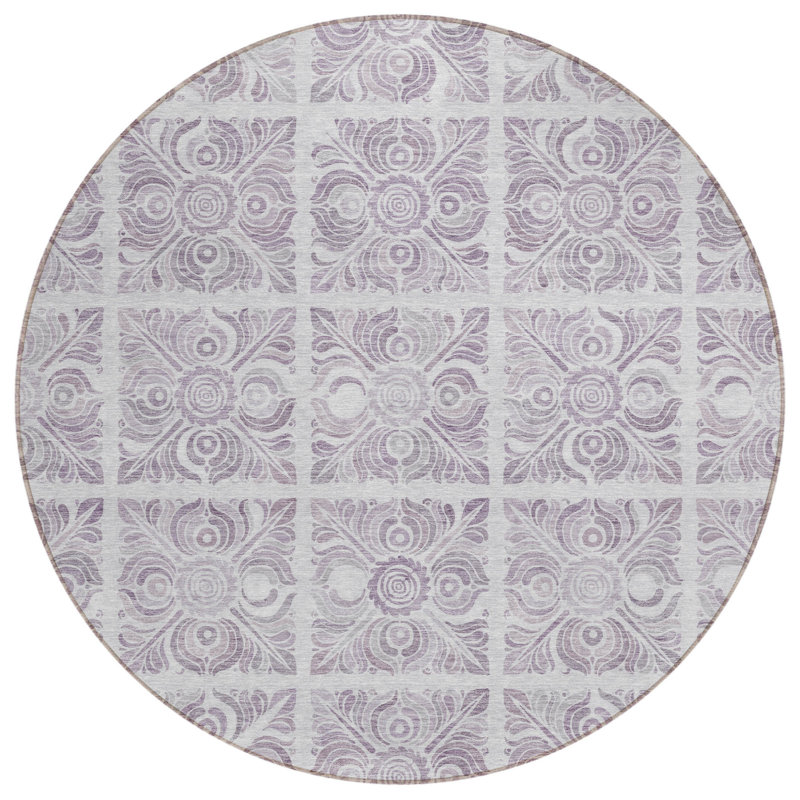 Tapis rond 8 po