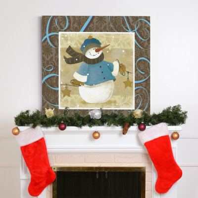 «Snowflakes and Stars I», reproduction sur toile tendue