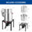 OuterMust 60qt Seafood Boiling Kit With Strainer, Outdoor Aluminum Propane Seafood Boiling Kit With 10 Psi Regulator