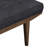 Grey And Oak Tufted Bench