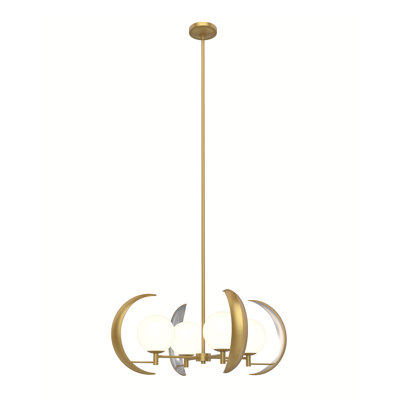 Celeste 4 - Light Dimmable Globe Chandelier