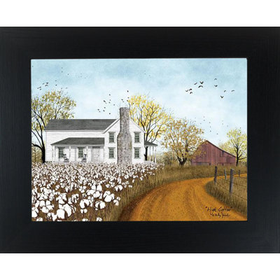 High Cotton By Artist Billy Jacobs Framed Art Farmhouse