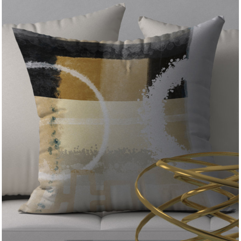 Reversible Throw Pillow, 24" x 24"