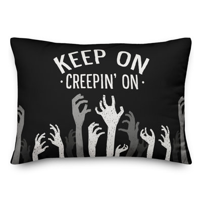  Coussin Keep On Creepin On Zombies