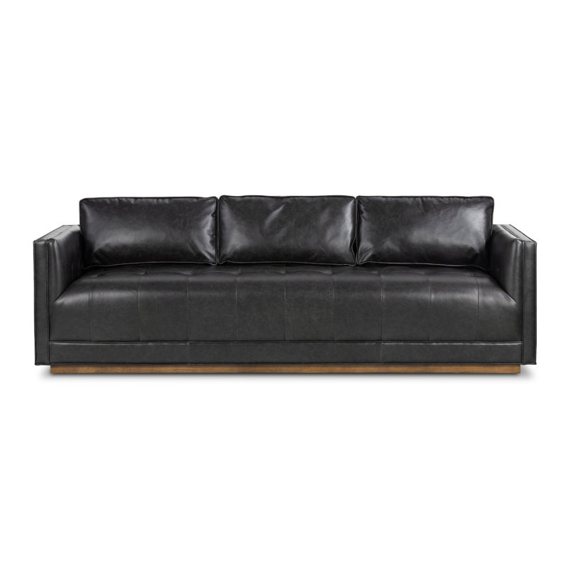 Kiera Sofa, Sonoma Black Top Grain Leather