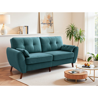 Modern Upholstered Loveseat