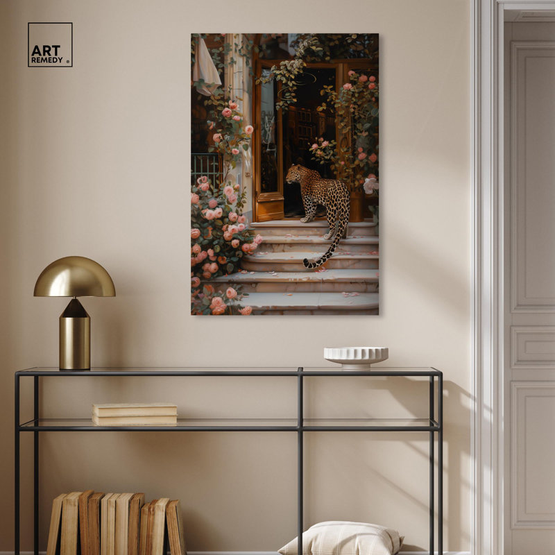 Art Remedy Modern Tiger Art Canvas, Wrapped Canvas, 36" H x 24" W