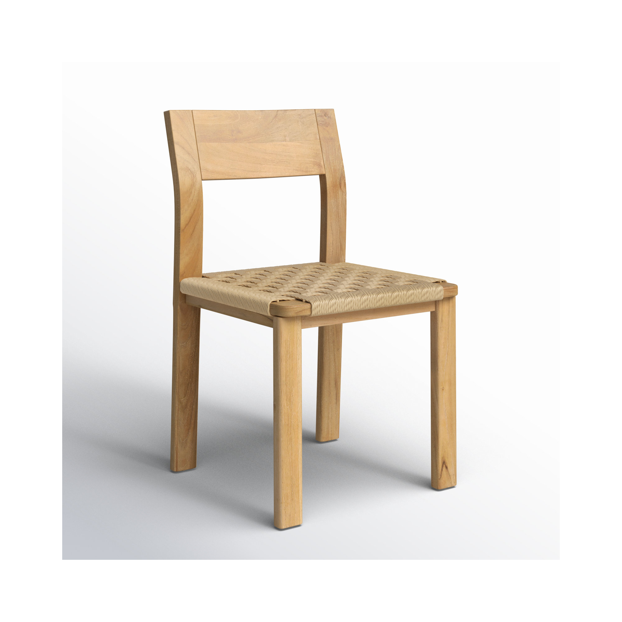Tesni Outdoor Armless Dining Chair NaNa