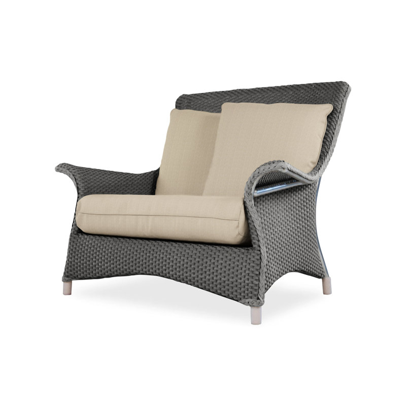 Mandalay Outdoor Lounge Chair, Decorline Natural, Mink