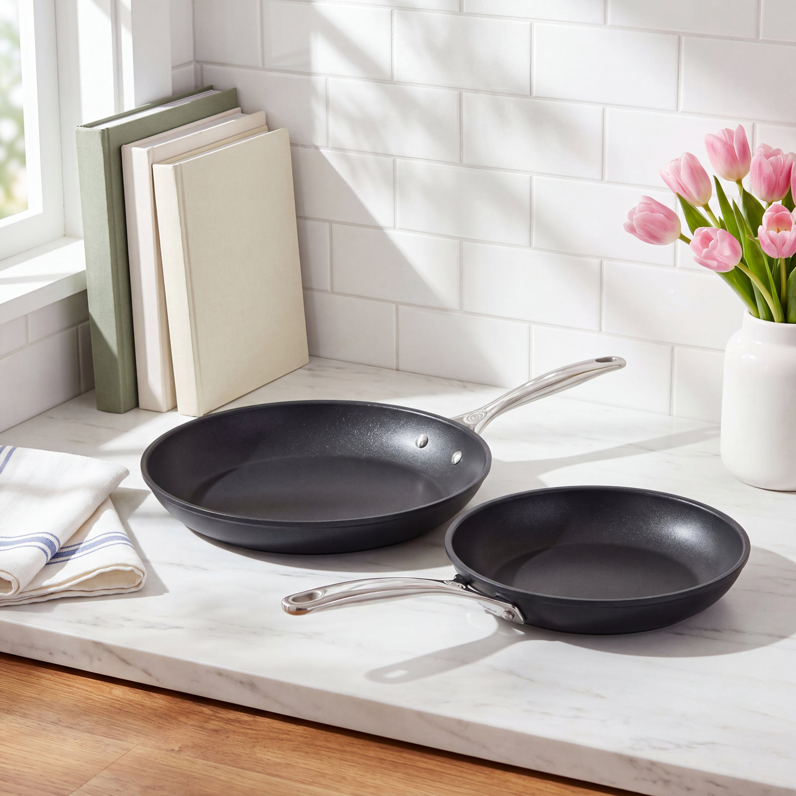 Le Creuset Toughened 2-Piece Frying Pan Set